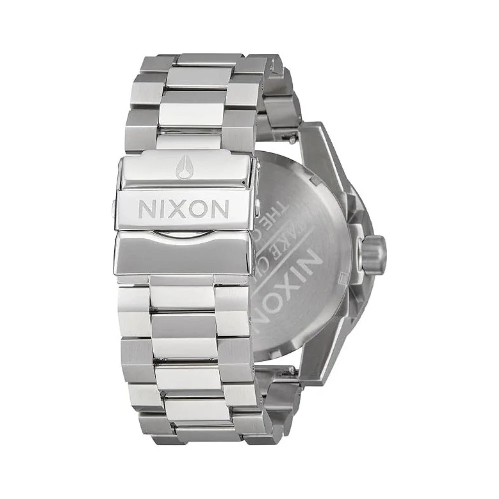 Nixon Corporal Stainless Steel A346-5339 Watches Mens OS Silver Coral GBO3187